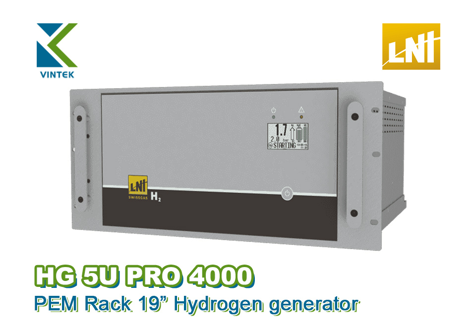 HG 5U PRO 4000 Máy tạo khí Hydro siêu tinh khiết cho GC
